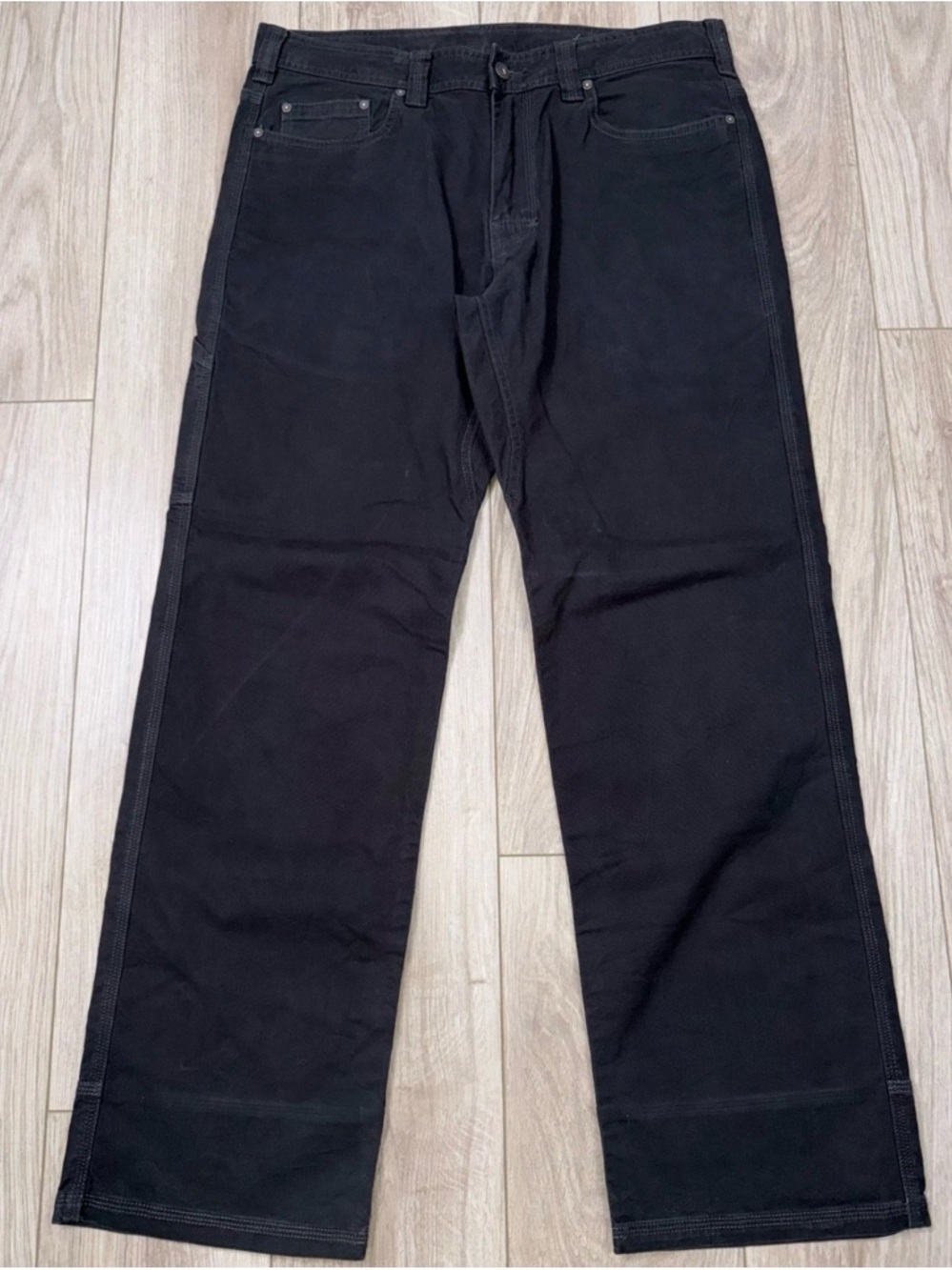 prAna Pants Mens 36x32 Black Straight Outdoor Casual